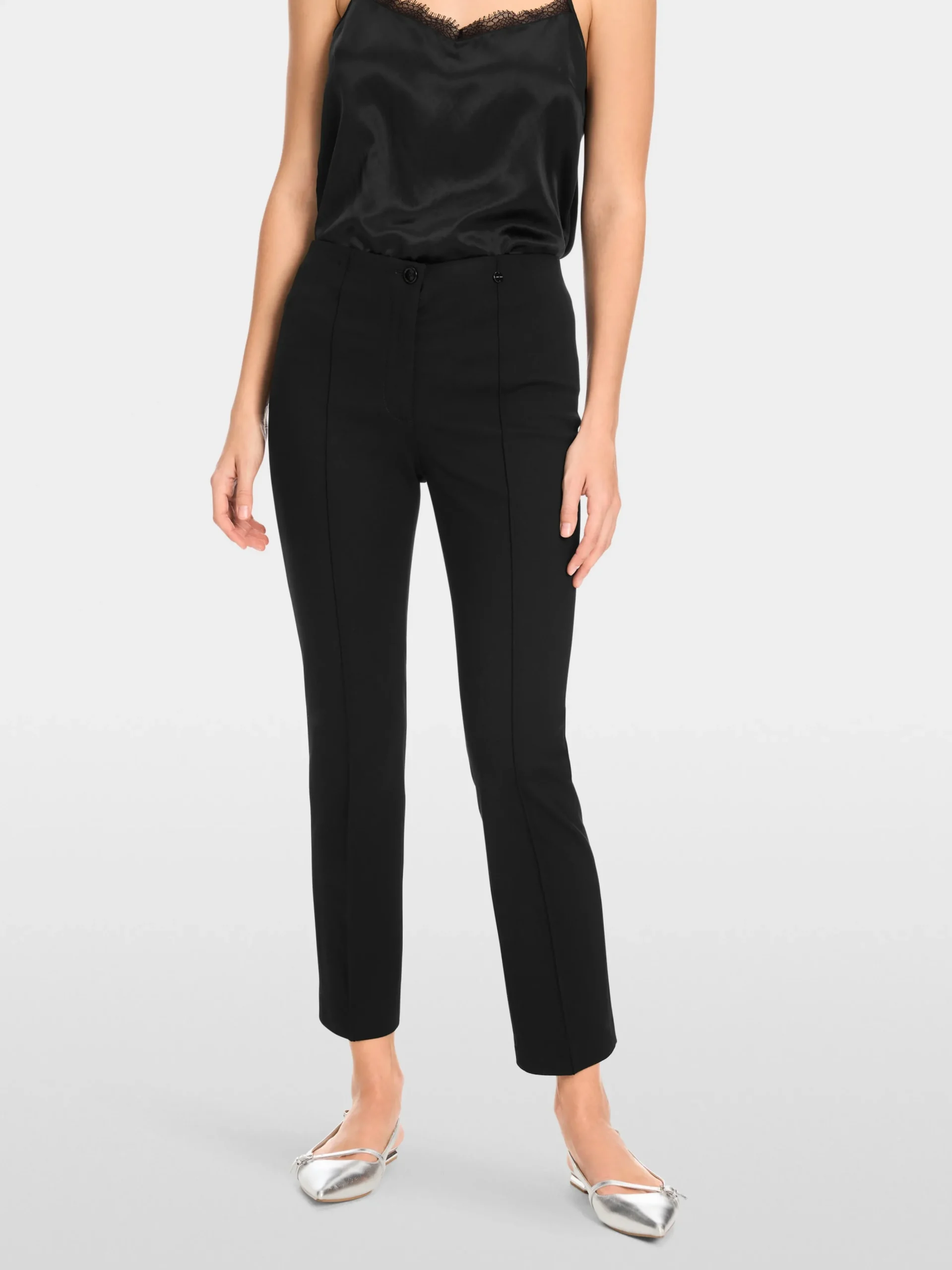 Marc Cain Hosen-7/8 HOSE AUS FEINEM JERSEY black