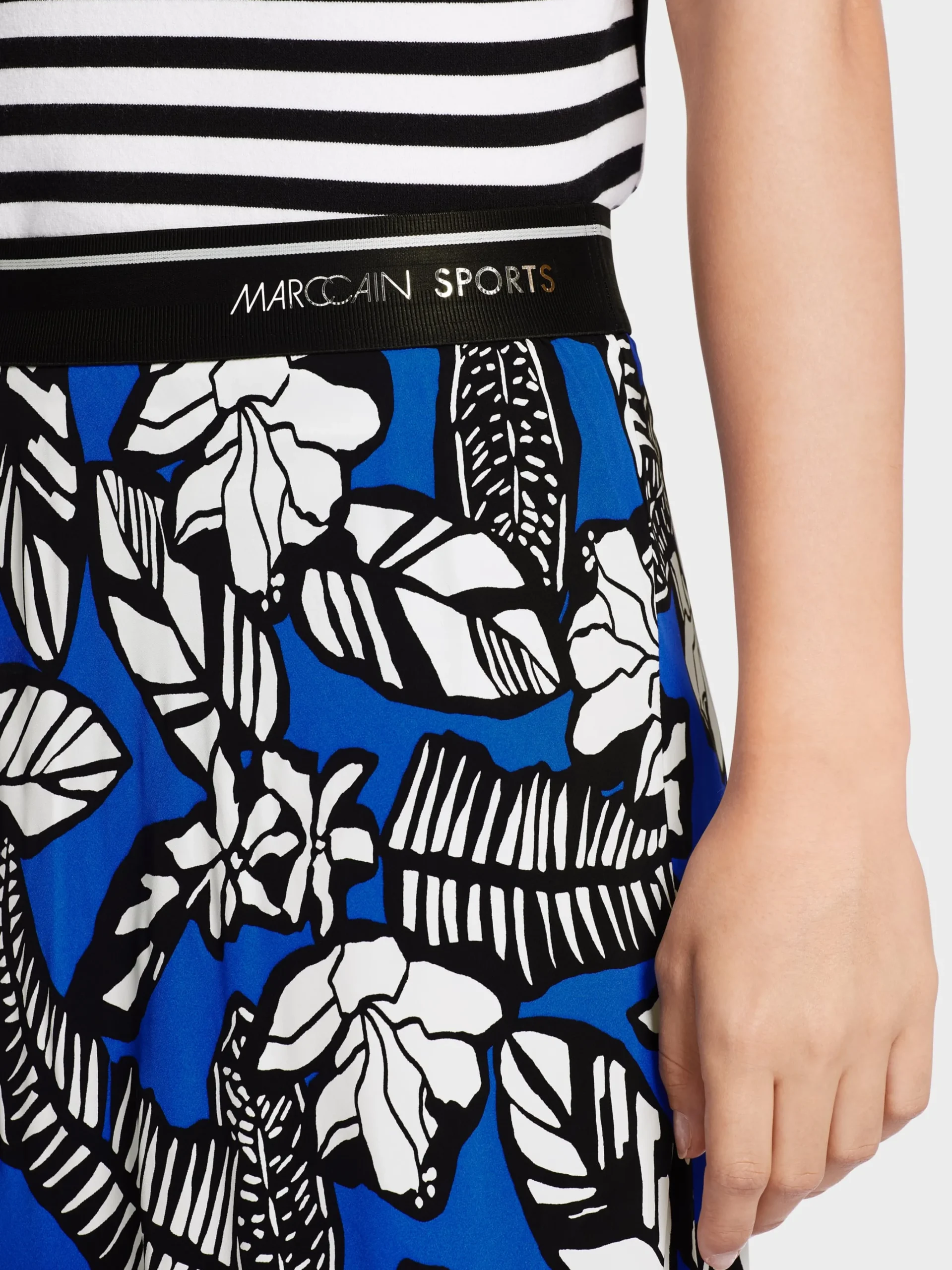 Marc Cain Röcke-AUSGESTELLTER ROCK "RETHINK TOGETHER" bright royal blue