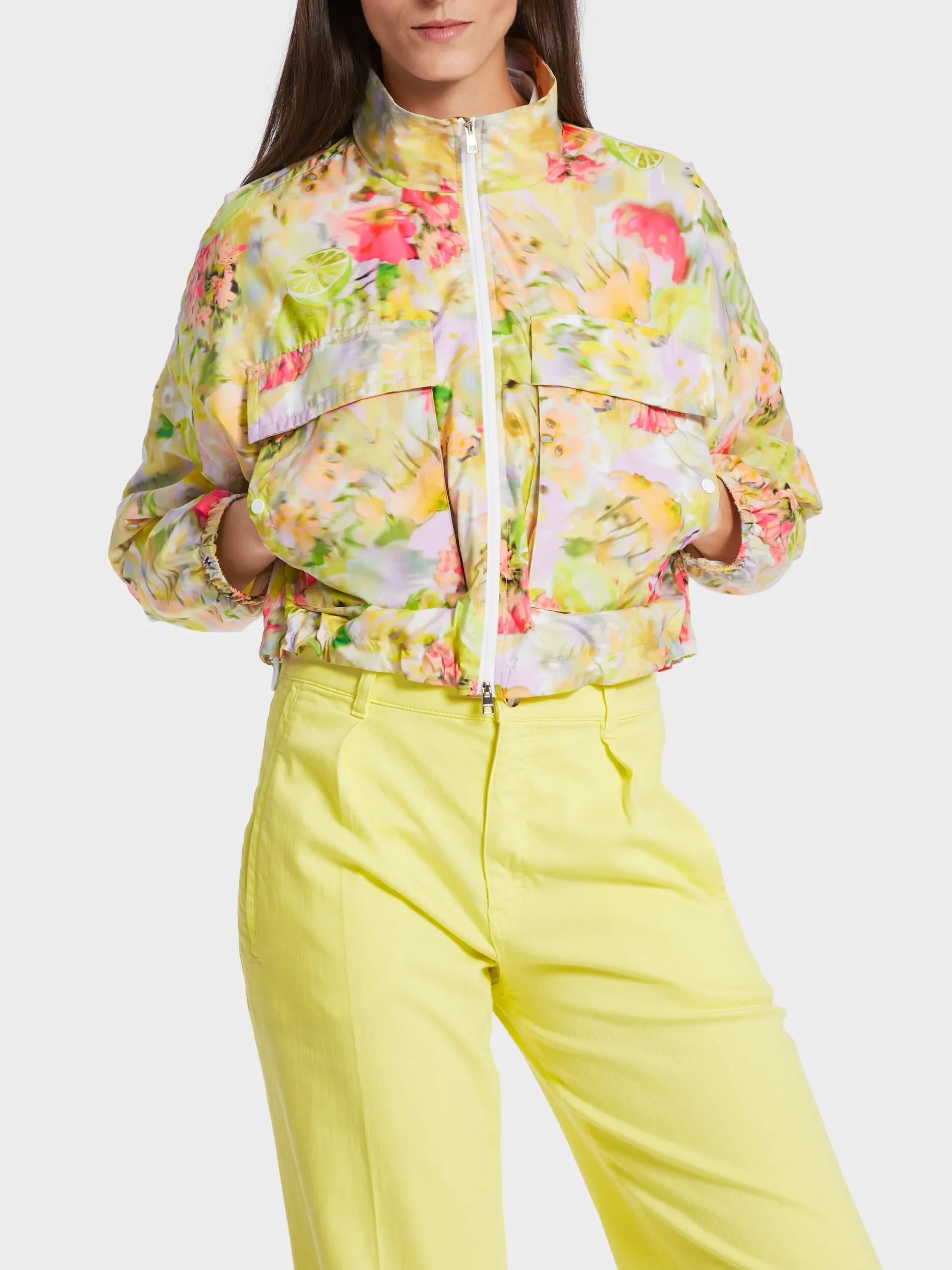 Marc Cain Mäntel & Outdoorjacken-BEDRUCKTE OUTDOOR-JACKE pale lemon