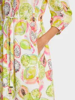 Marc Cain Kleider-BEDRUCKTES KLEID pale lemon
