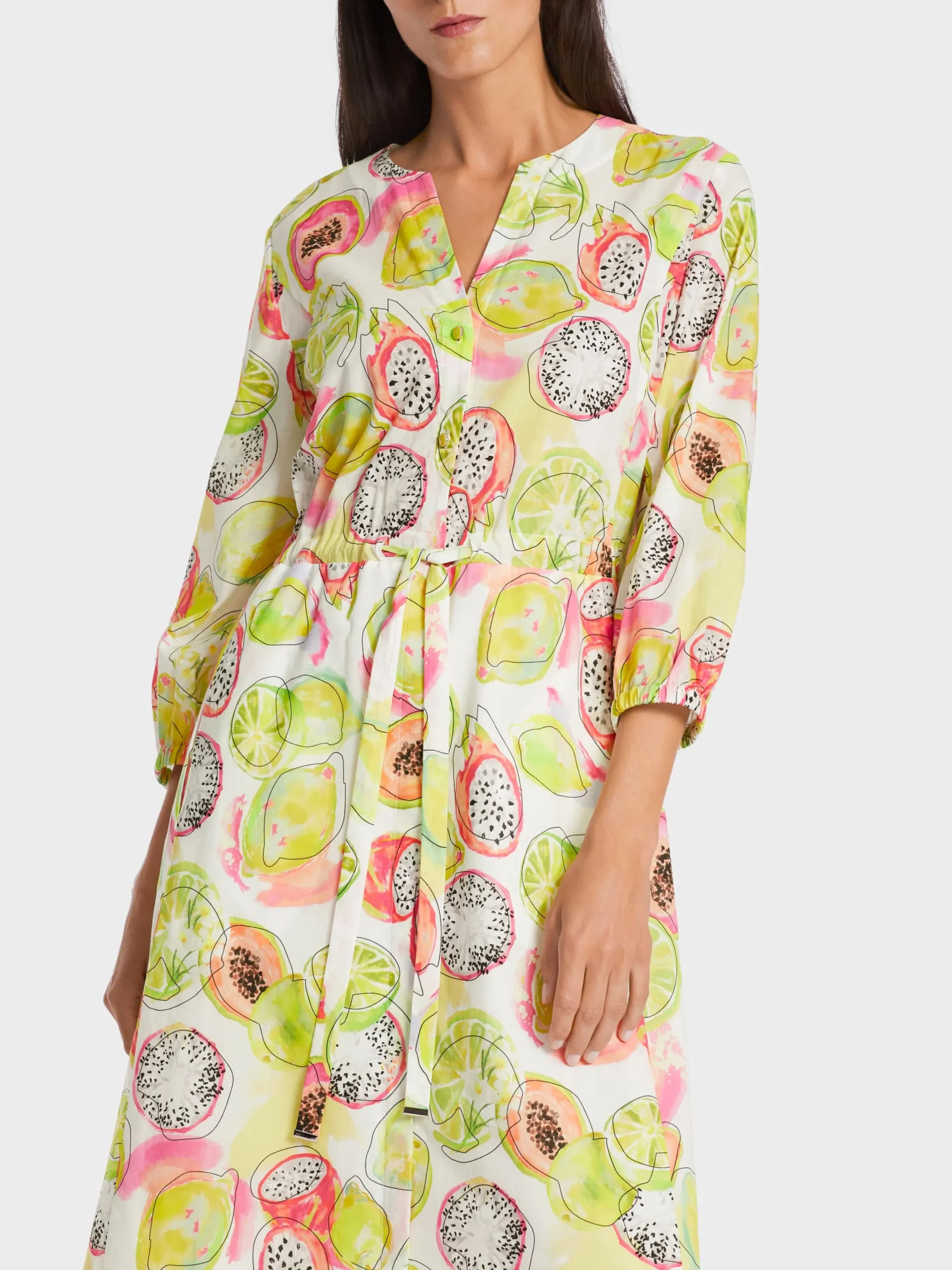 Marc Cain Kleider-BEDRUCKTES KLEID pale lemon