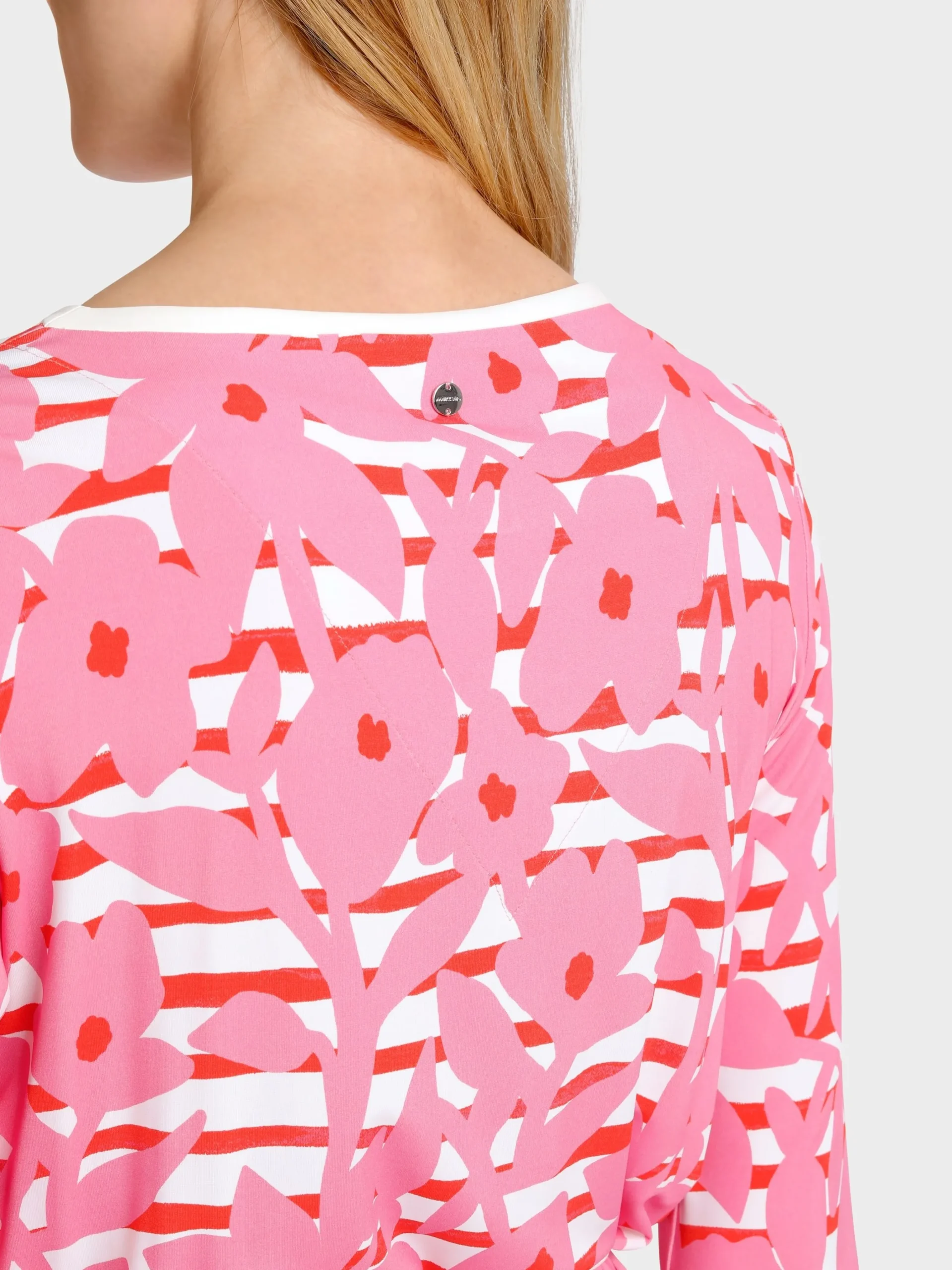 Marc Cain Kleider-BEDRUCKTES KLEID IN TUNIKAFORM lip gloss