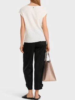 Marc Cain Pullover & Sweatshirts|Strick-BEDRUCKTES TANK TOP KNITTED IN GERMANY soft rose