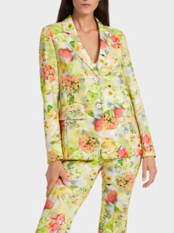 Marc Cain Blazer|Hosenanzüge-BLAZER IM AKTUELLEN BLURRY PRINT pale lemon