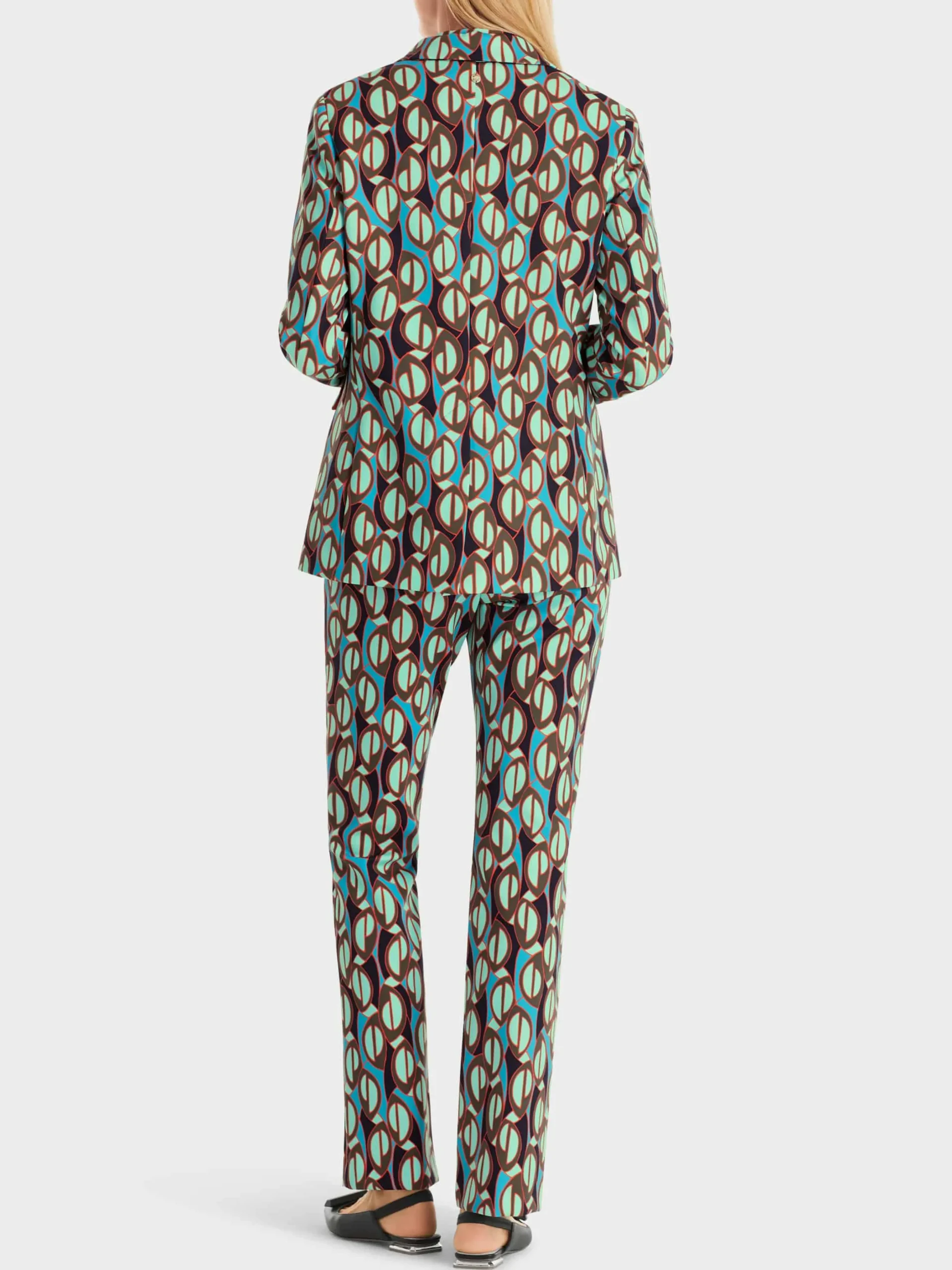 Marc Cain Blazer|Hosenanzüge-BLAZER IM GRAFISCHEN DESSIN soft malachite