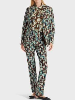 Marc Cain Blazer|Hosenanzüge-BLAZER IM GRAFISCHEN DESSIN soft malachite