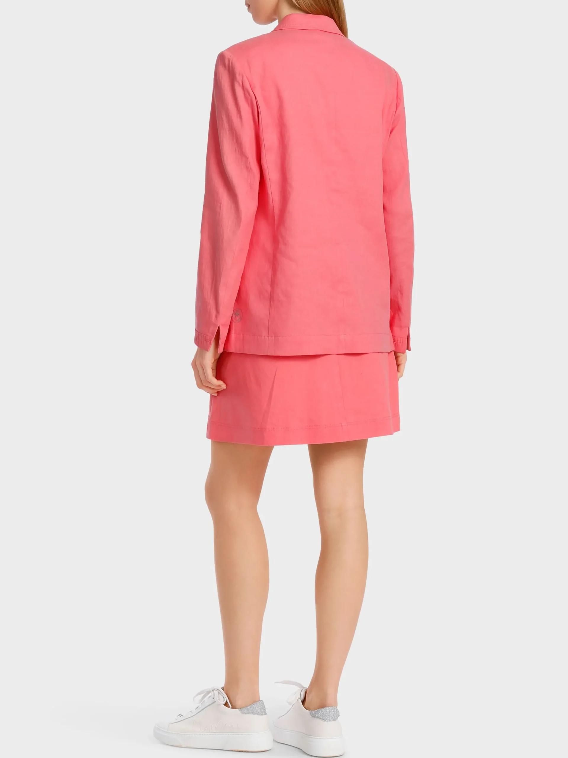 Marc Cain Blazer|Hosenanzüge-BLAZER IM KNITTERLOOK light neon red