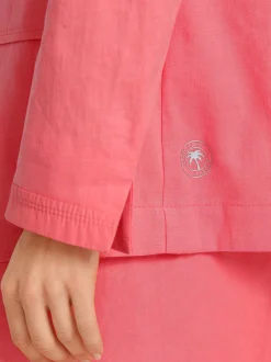 Marc Cain Blazer|Hosenanzüge-BLAZER IM KNITTERLOOK light neon red