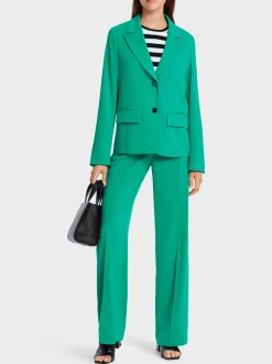 Marc Cain Blazer|Hosenanzüge-BLAZER MIT AUFSTEIGENDEM REVERS bright malachite