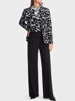 Marc Cain Blazer|Hosenanzüge-BLAZER MIT ELEFANTEN-MOTIV black and white