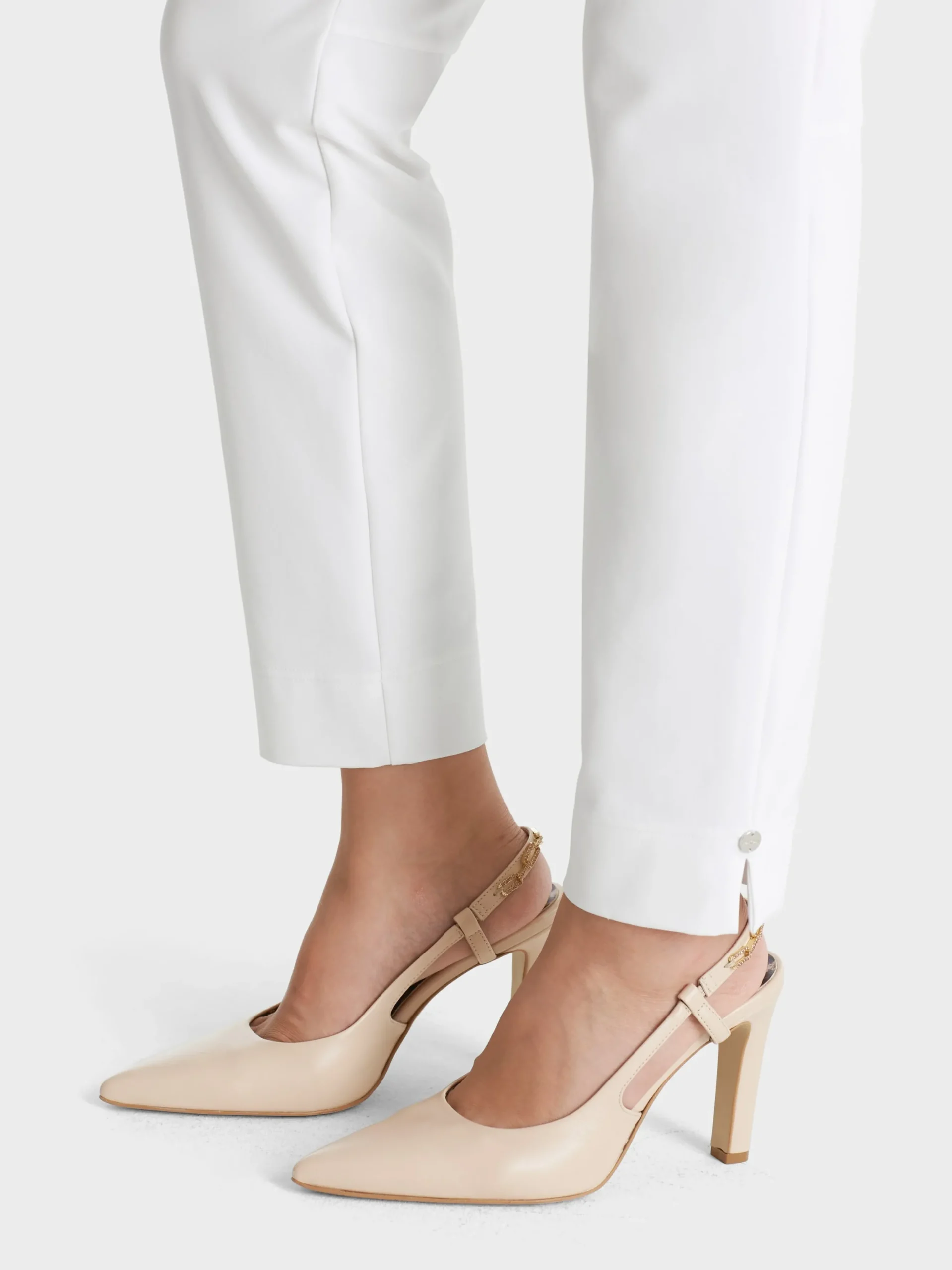 Marc Cain Hosen-BLEISTIFTHOSE SOFIA – KNÖCHELLANG off-white