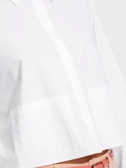 Marc Cain Blusen & Tuniken-BLUSE IM BOXY SCHNITT white