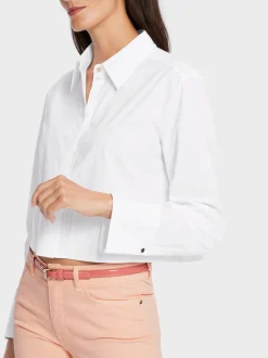 Marc Cain Blusen & Tuniken-BLUSE IM BOXY SCHNITT white