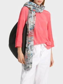 Marc Cain Blusen & Tuniken|Shirts & Tops-BLUSE IM LAGENLOOK light neon red