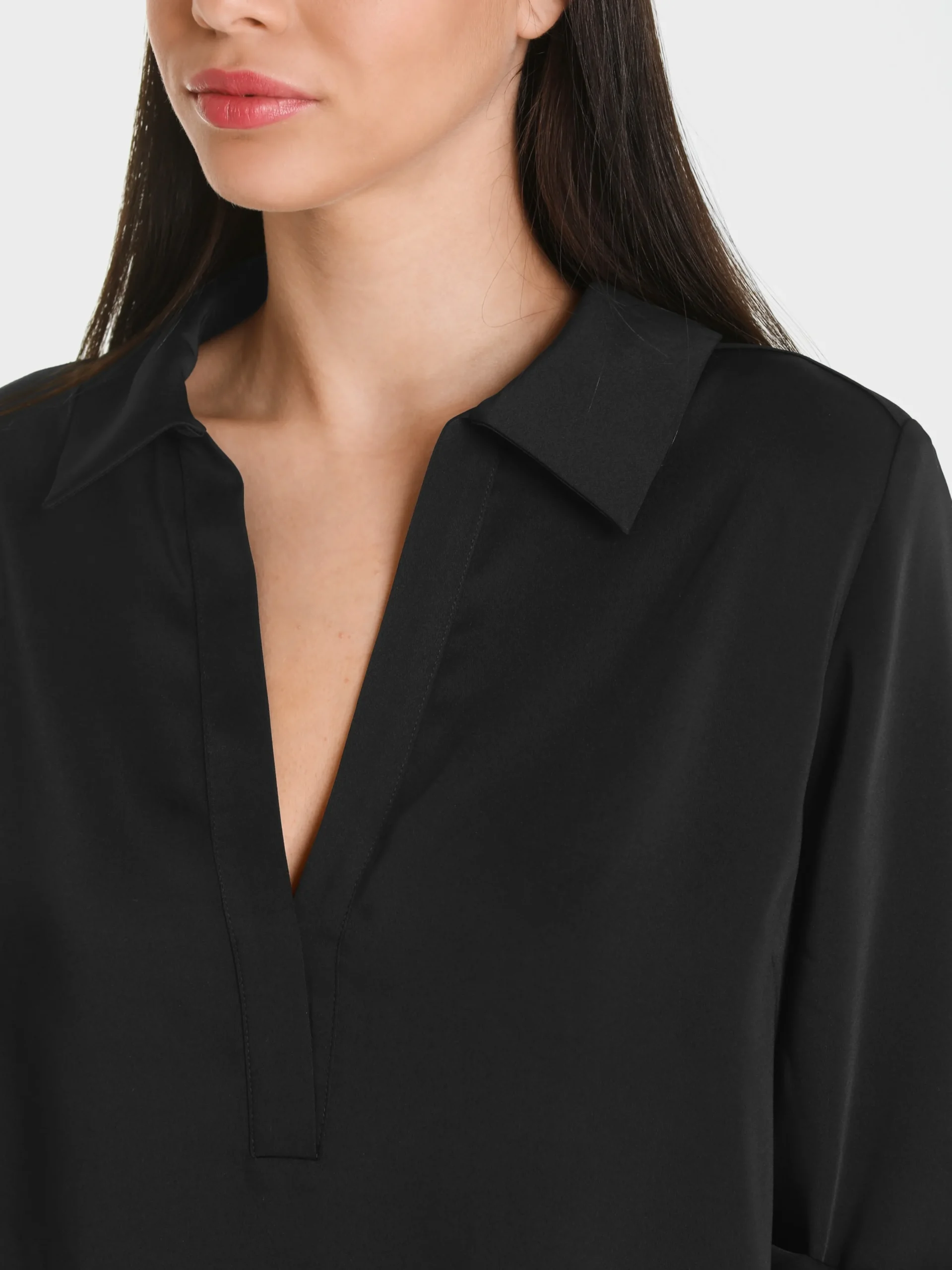 Marc Cain Blusen & Tuniken-BLUSE IM POLO-STIL black