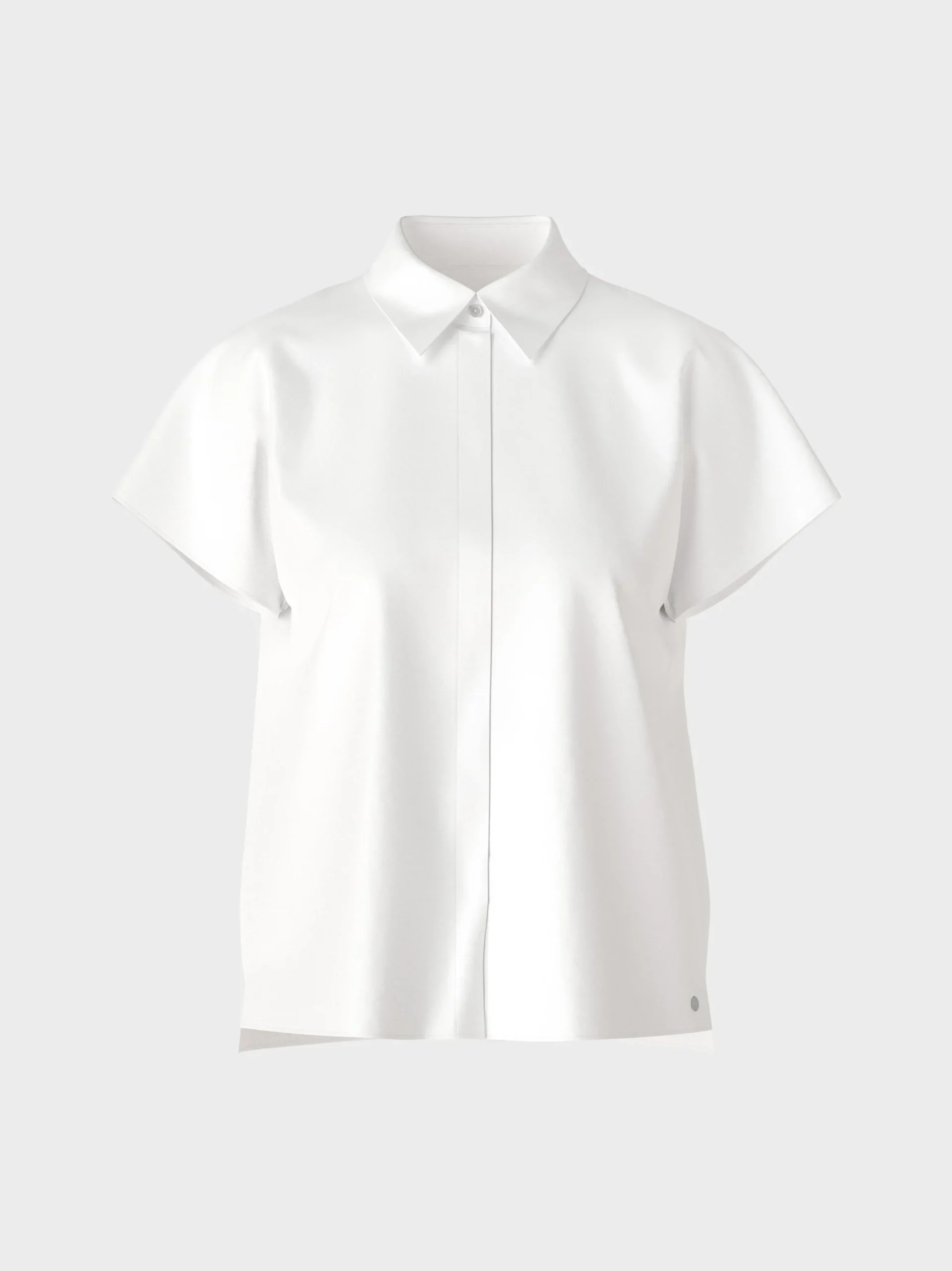 Marc Cain Blusen & Tuniken-BLUSE IN KIMONOFORM white
