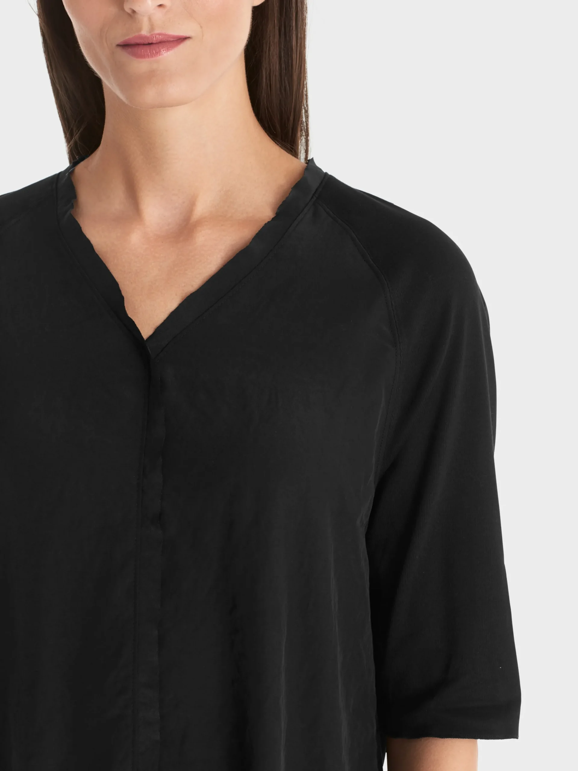 Marc Cain Blusen & Tuniken-BLUSE MIT RAGLAN UND A-LINIE black