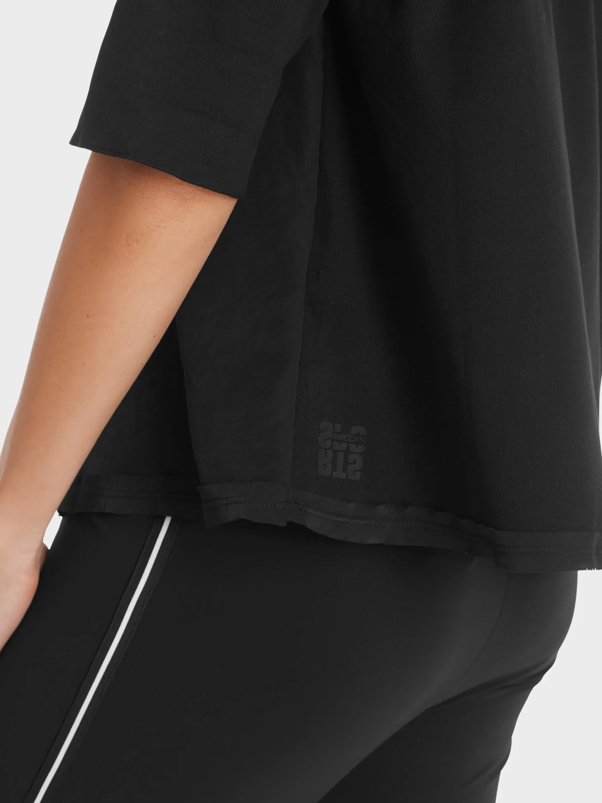 Marc Cain Blusen & Tuniken-BLUSE MIT RAGLAN UND A-LINIE black