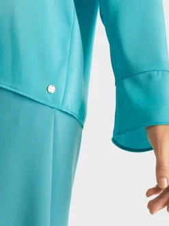 Marc Cain Blusen & Tuniken-BLUSE MIT SCHLUPPE deep tourmaline