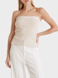 Marc Cain Shirts & Tops|Strick-BUSTIER KNITTED IN GERMANY smoke