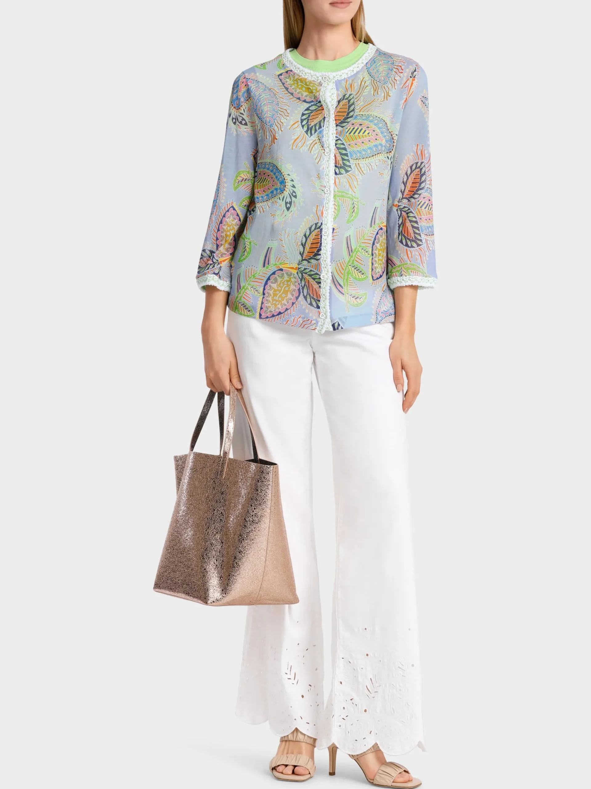 Marc Cain Jacken|Strick-CARDIGAN KNITTED IN GERMANY deep summer sky