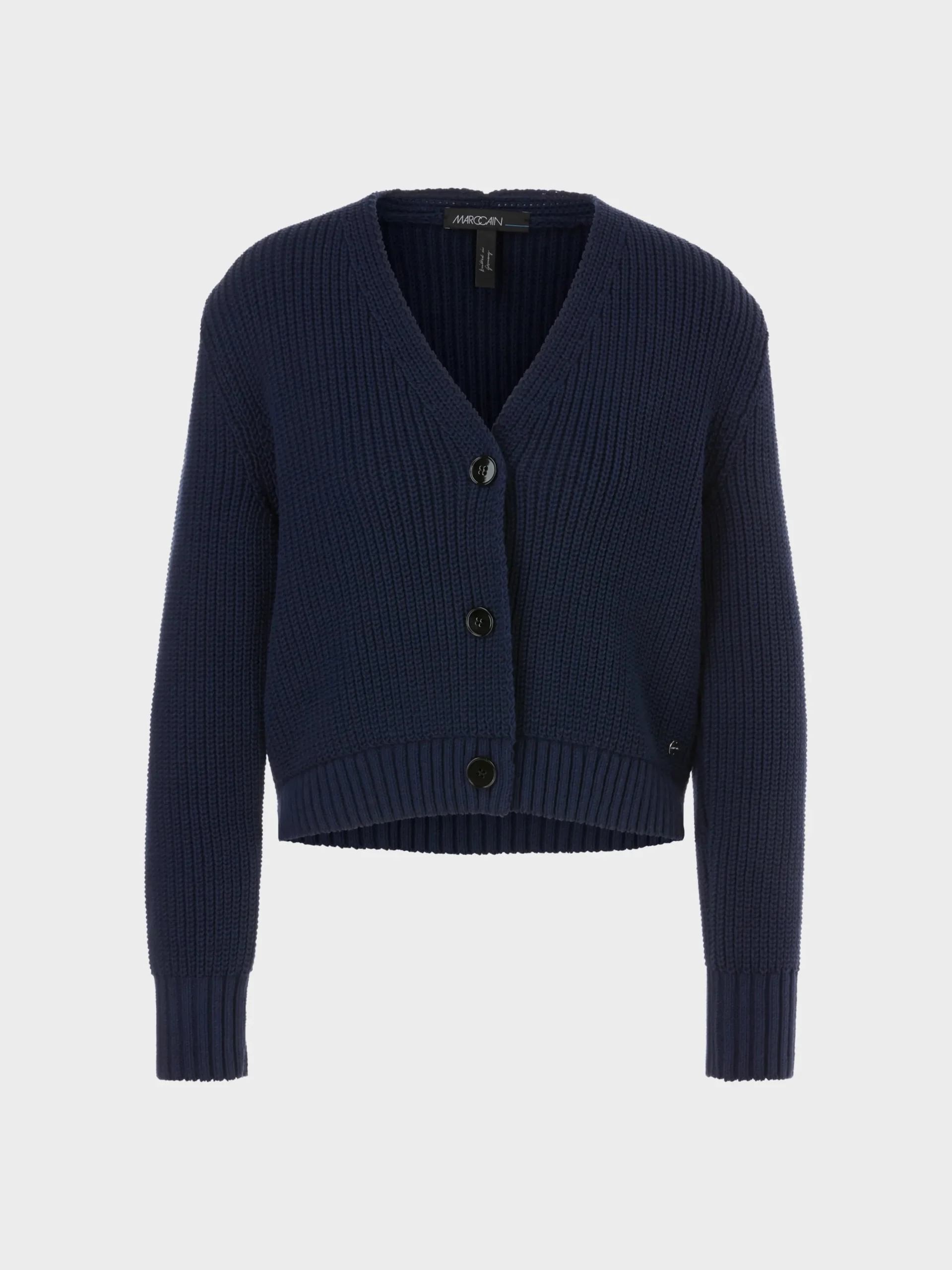 Marc Cain Jacken-CARDIGAN KNITTED IN GERMANY midnight blue