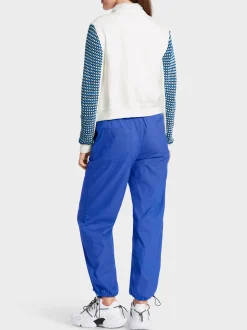 Marc Cain Jacken|Strick-CARDIGAN MIT ZIPP KNITTED IN GERMANY bright royal blue