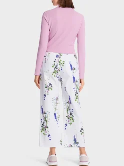 Marc Cain Jacken|Strick-CARDIGAN "RETHINK TOGETHER" pink lavender