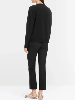 Marc Cain Jacken|Strick-CARDIGAN "RETHINK TOGETHER" black