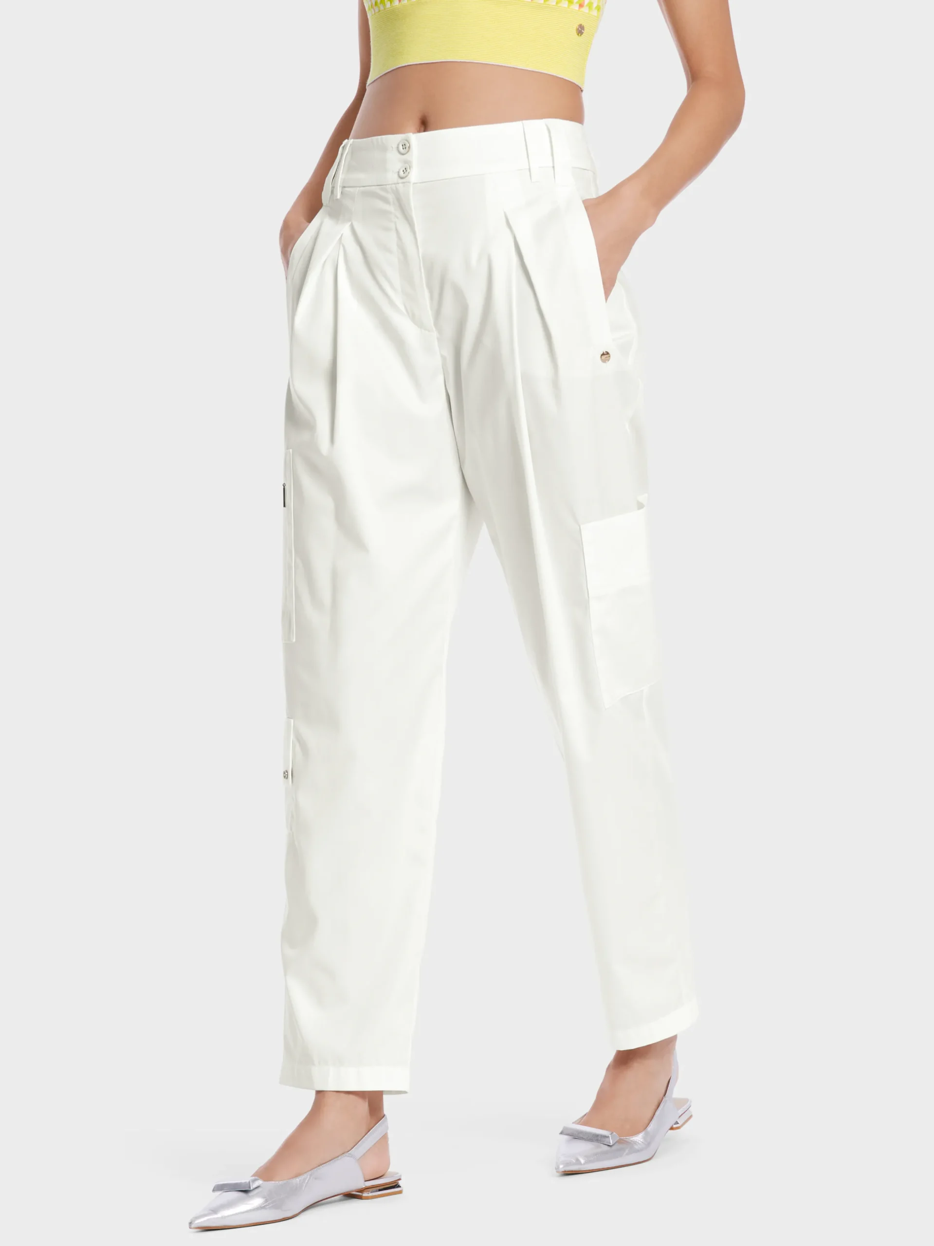 Marc Cain Hosen-CARGO-HOSE RENTON off-white