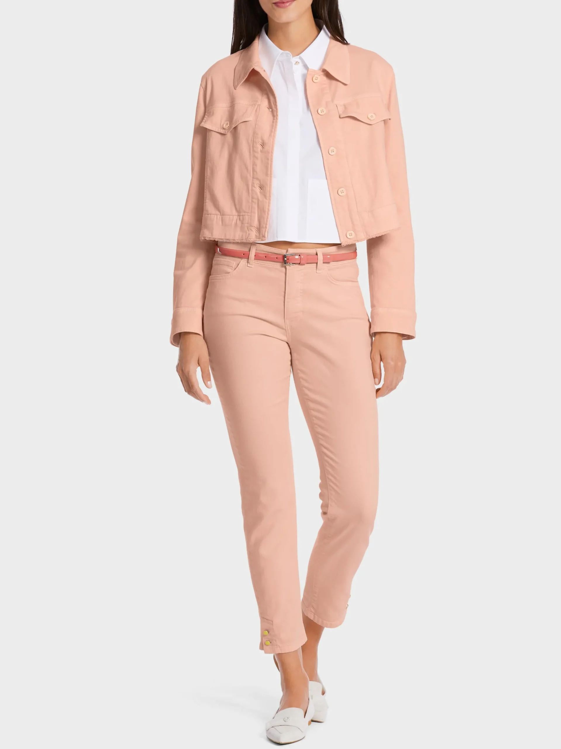 Marc Cain Jacken-COLOURED JEANSJACKE "RETHINK TOGETHER" deep peach
