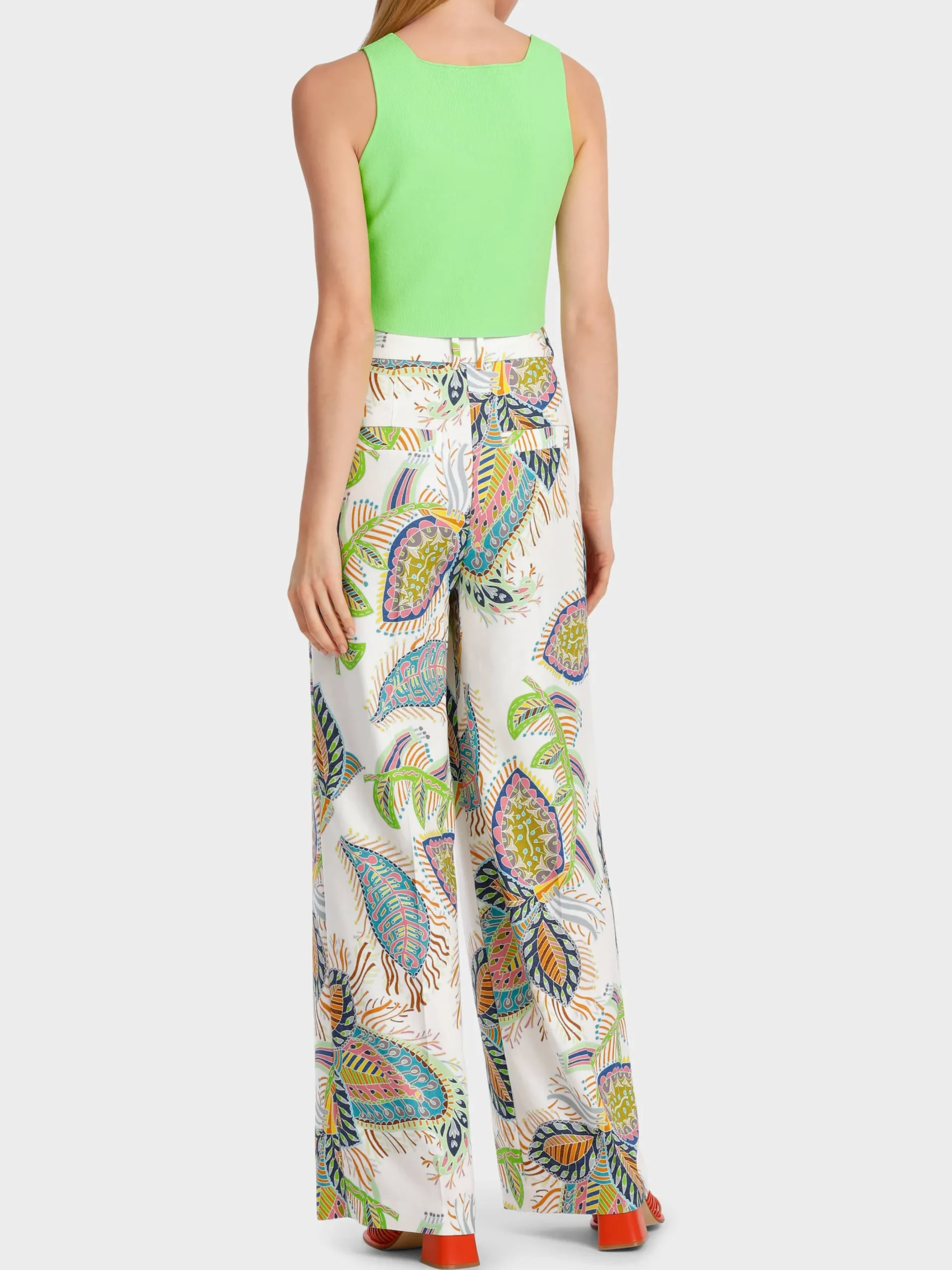 Marc Cain Shirts & Tops|Strick-CROPPED BUSTIER KNITTED IN GERMANY light apple green