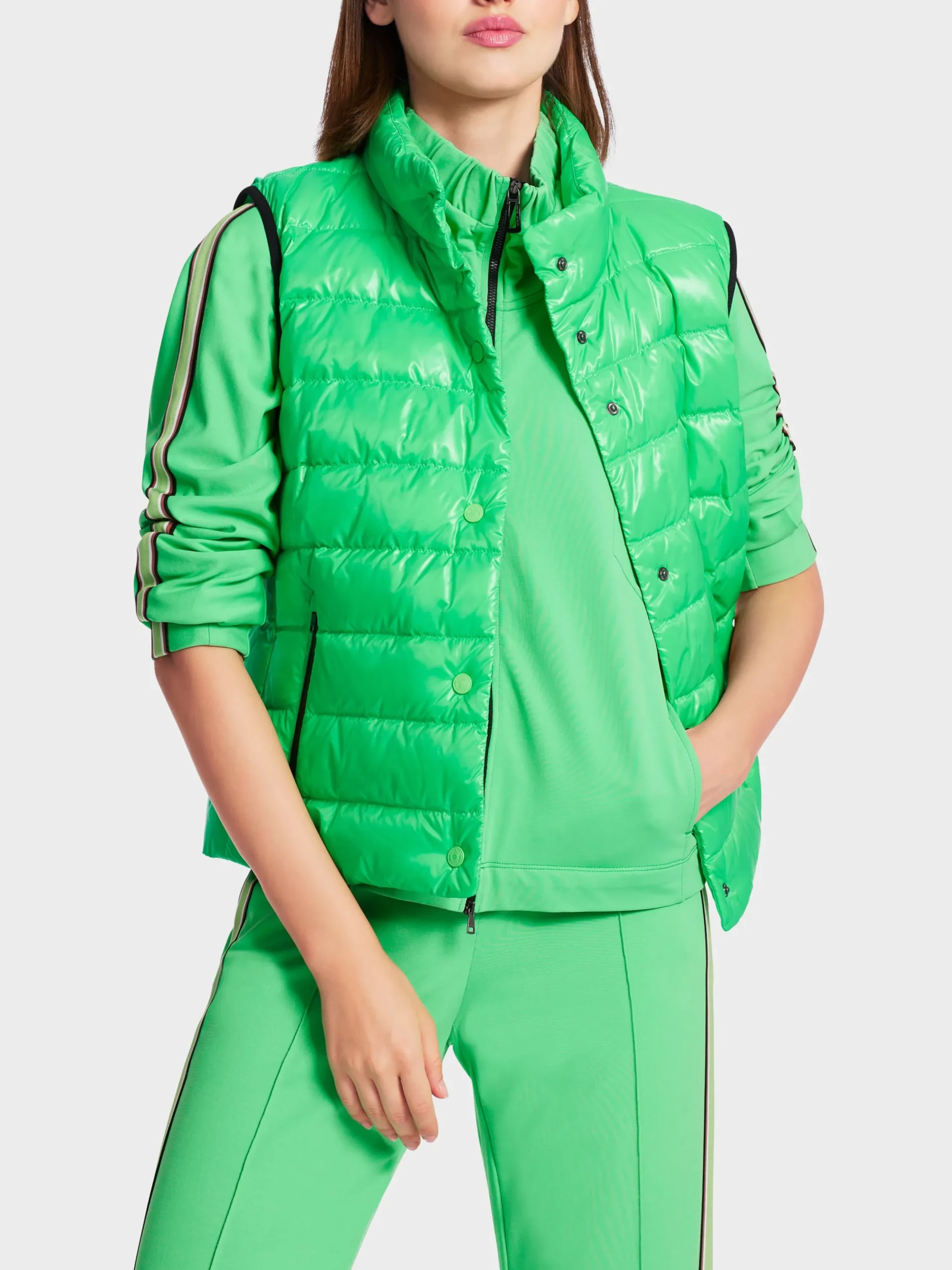 Marc Cain Jacken-DAUNENWESTE MIT STEHKRAGEN new neon green