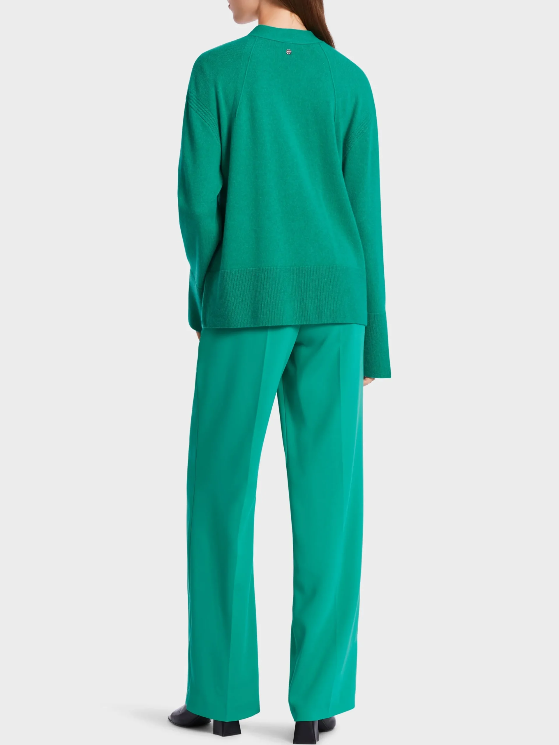 Marc Cain Jacken|Strick-EDLER CARDIGAN "RETHINK TOGETHER" bright malachite