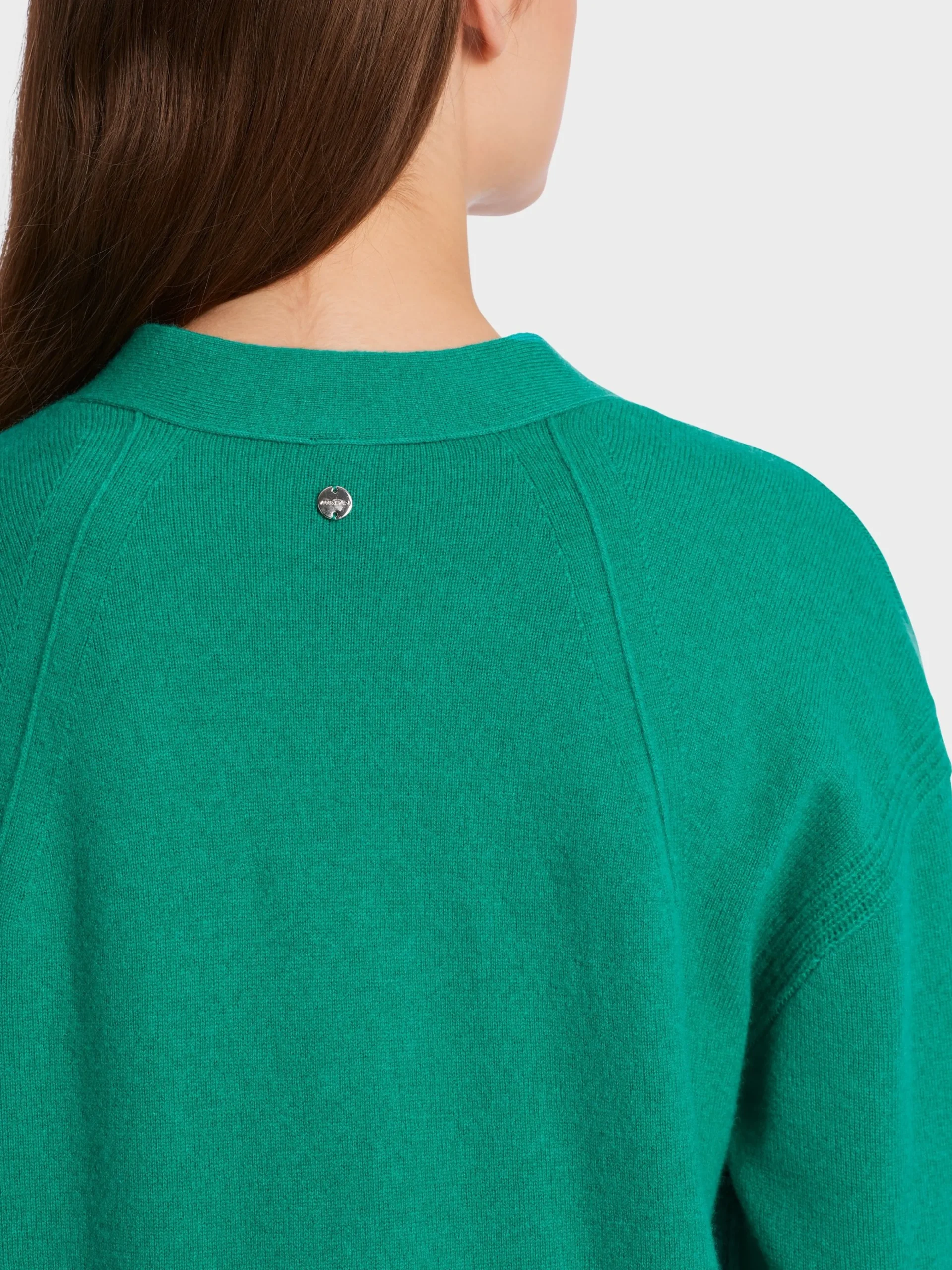 Marc Cain Jacken|Strick-EDLER CARDIGAN "RETHINK TOGETHER" bright malachite