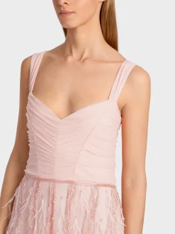 Marc Cain Kleider-EDLES TÜLLKLEID soft seashell