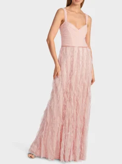 Marc Cain Kleider-EDLES TÜLLKLEID soft seashell