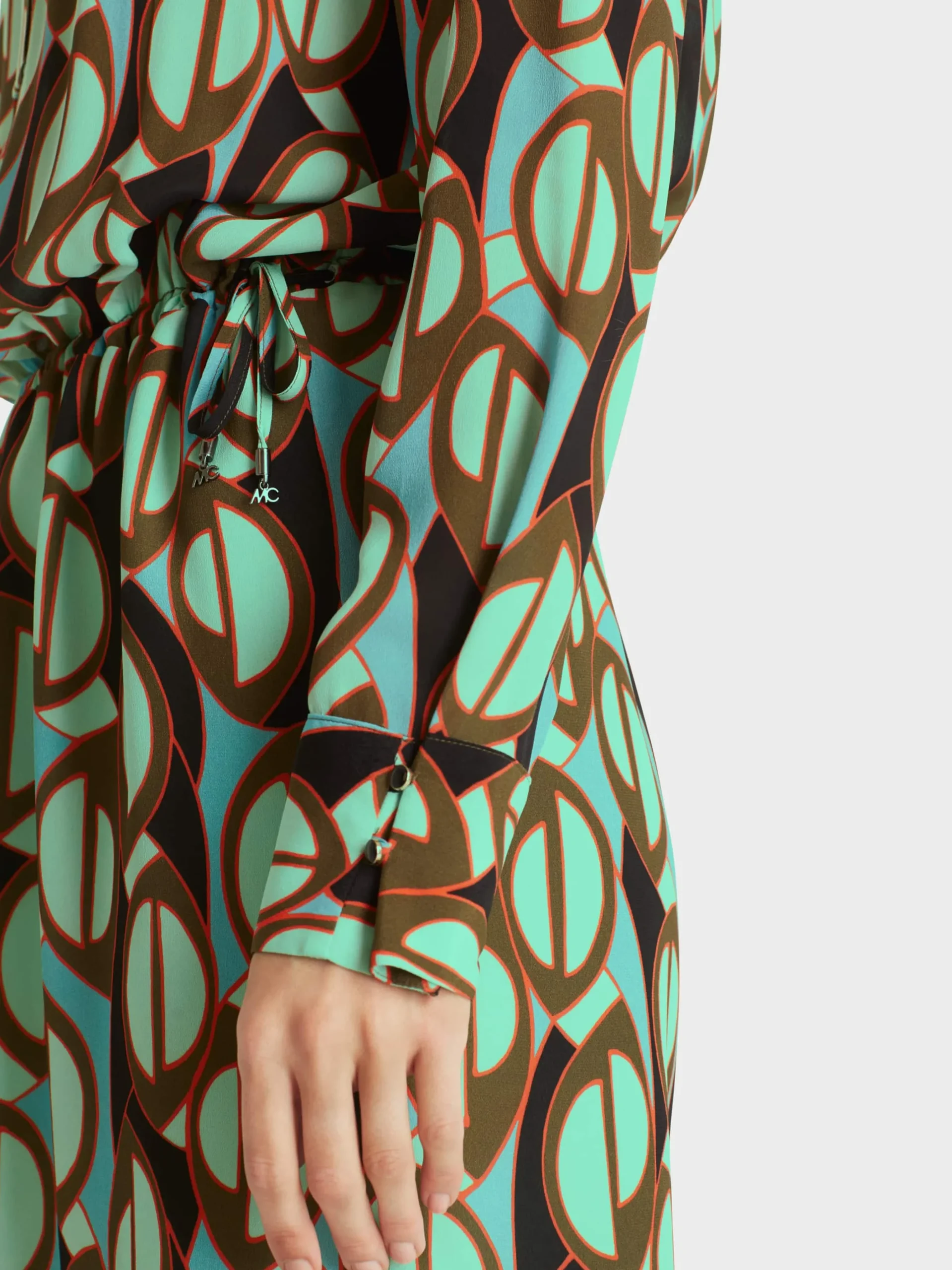 Marc Cain Kleider-FARBENFROHES MINIKLEID soft malachite