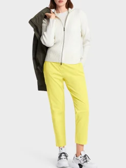 Marc Cain Strick|Jacken-FEINSTRICK CARDIGAN MIT ZIPP off-white