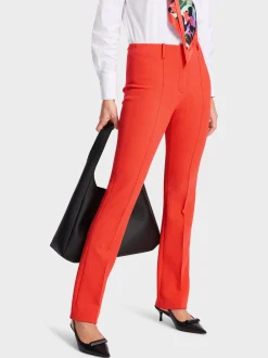 Marc Cain Hosen|Hosenanzüge-FEMININ GESCHNITTENE HOSE FREDERICA bright tomato