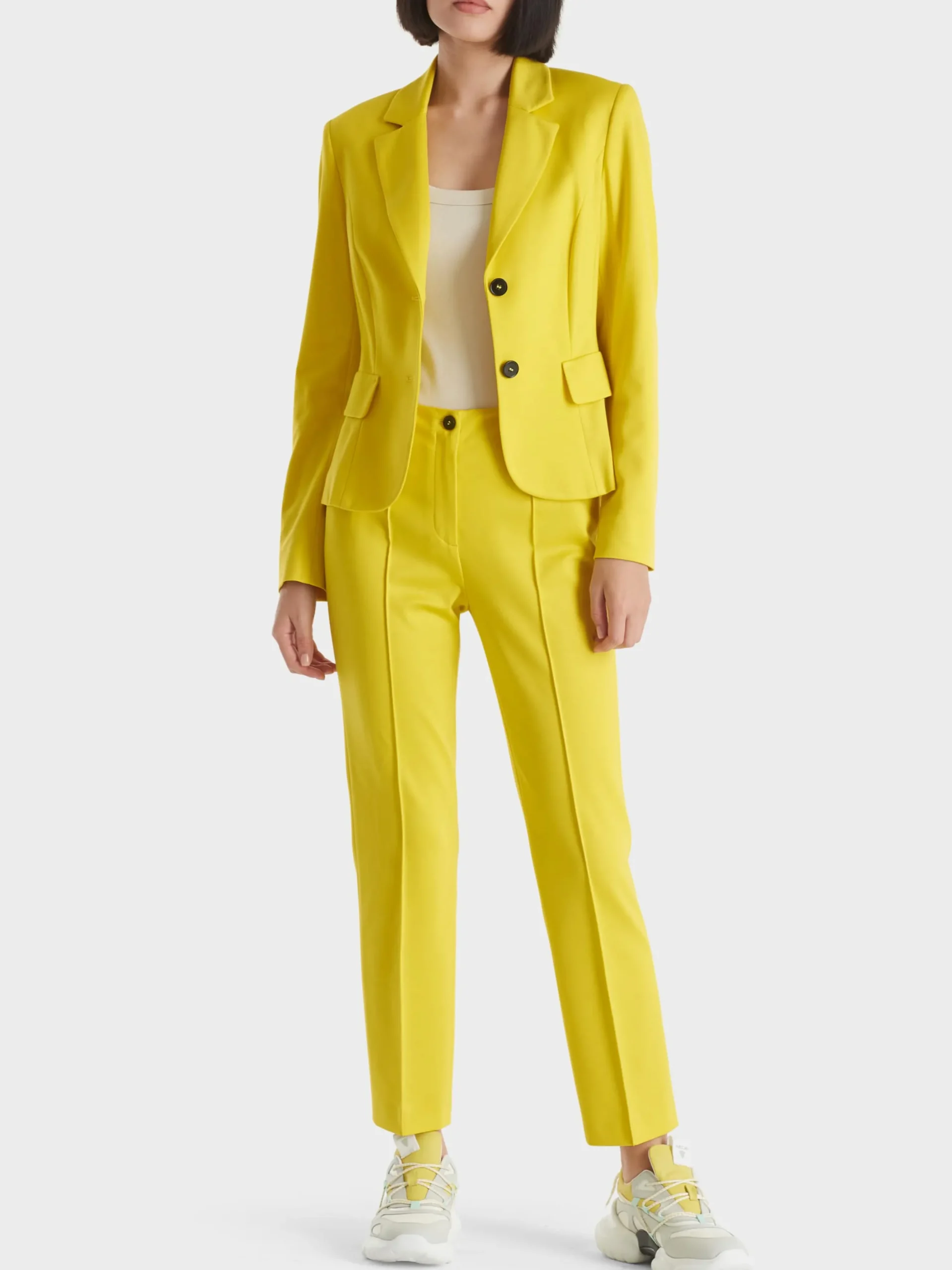 Marc Cain Blazer|Hosenanzüge-FIGURNAHER BLAZER bright sulphur