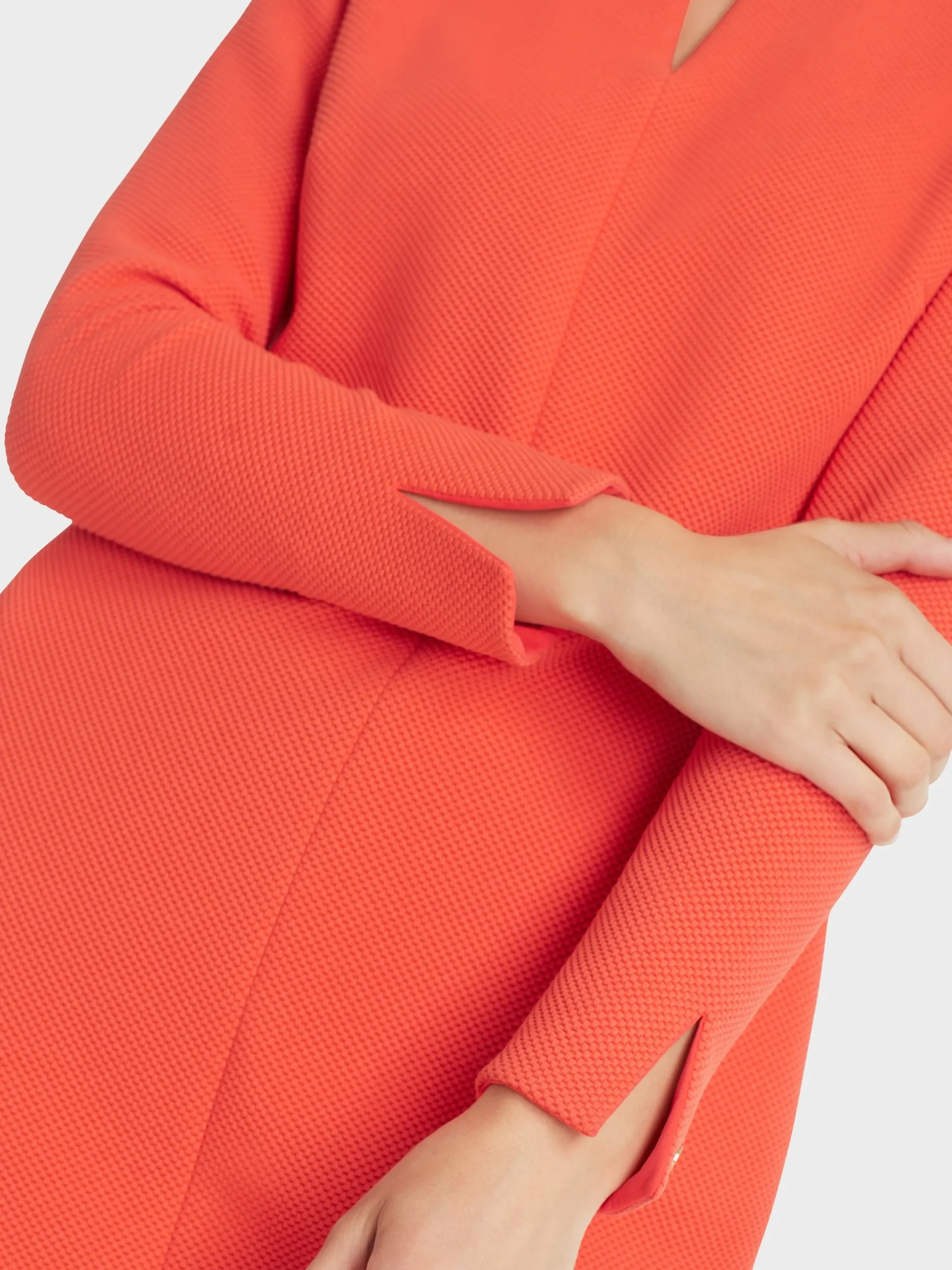 Marc Cain Kleider-FIGURNAHES MINIKLEID bright tomato