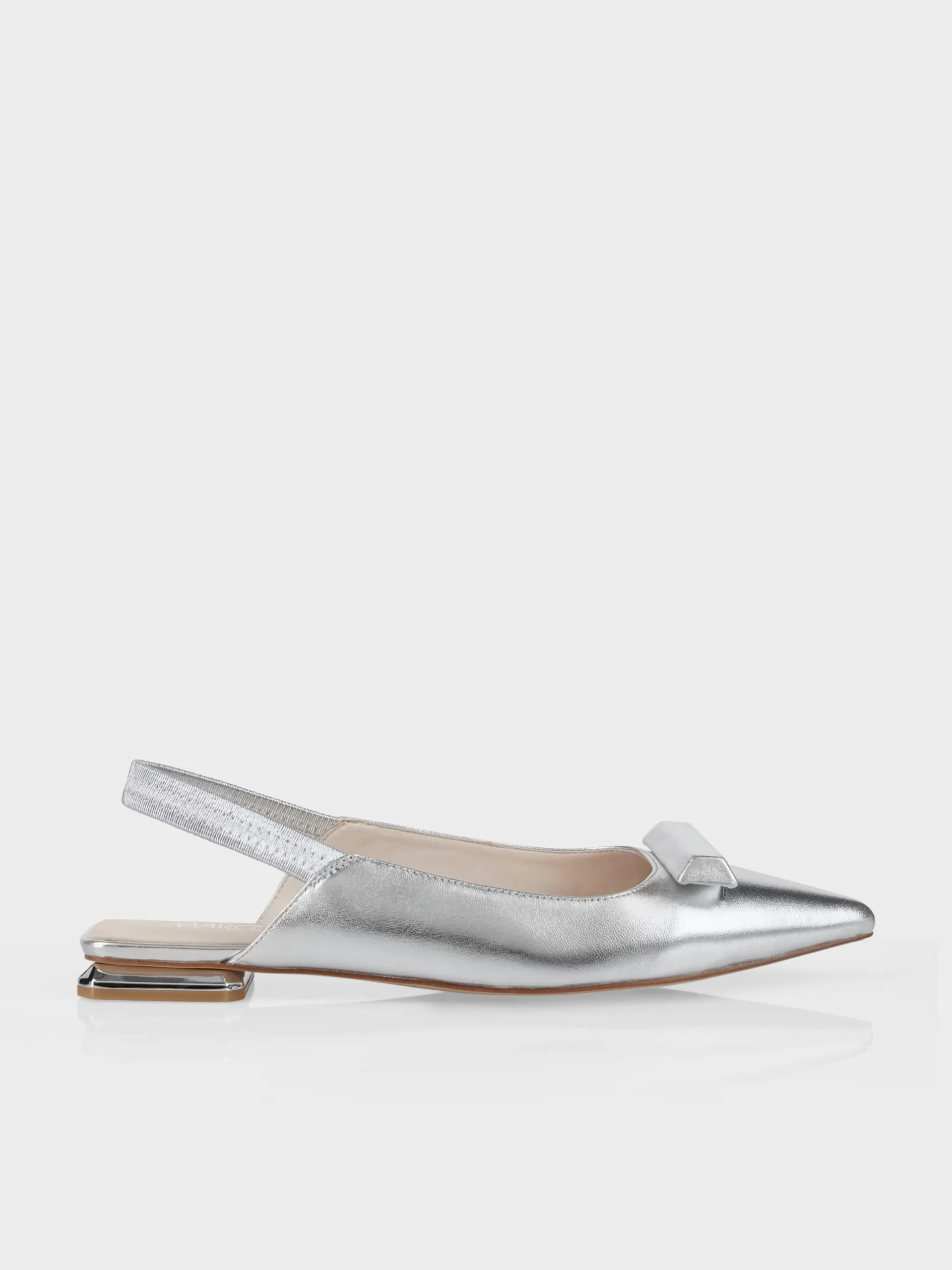 Marc Cain Schuhe-FLACHE SLINGS IN SILBER silver