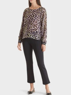 Marc Cain Blusen & Tuniken-FLIEßENDE BLUSE bright pink lavender