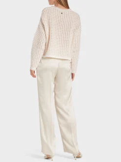 Marc Cain Pullover & Sweatshirts|Strick-GESTRICKTER PULLI "RETHINK TOGETHER" smoke