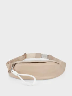 Marc Cain Taschen-GÜRTELTASCHE "RETHINK TOGETHER" soft moon rock