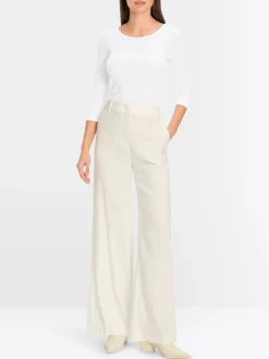 Marc Cain Shirts & Tops-HAUCHZARTES LONGSLEEVE white