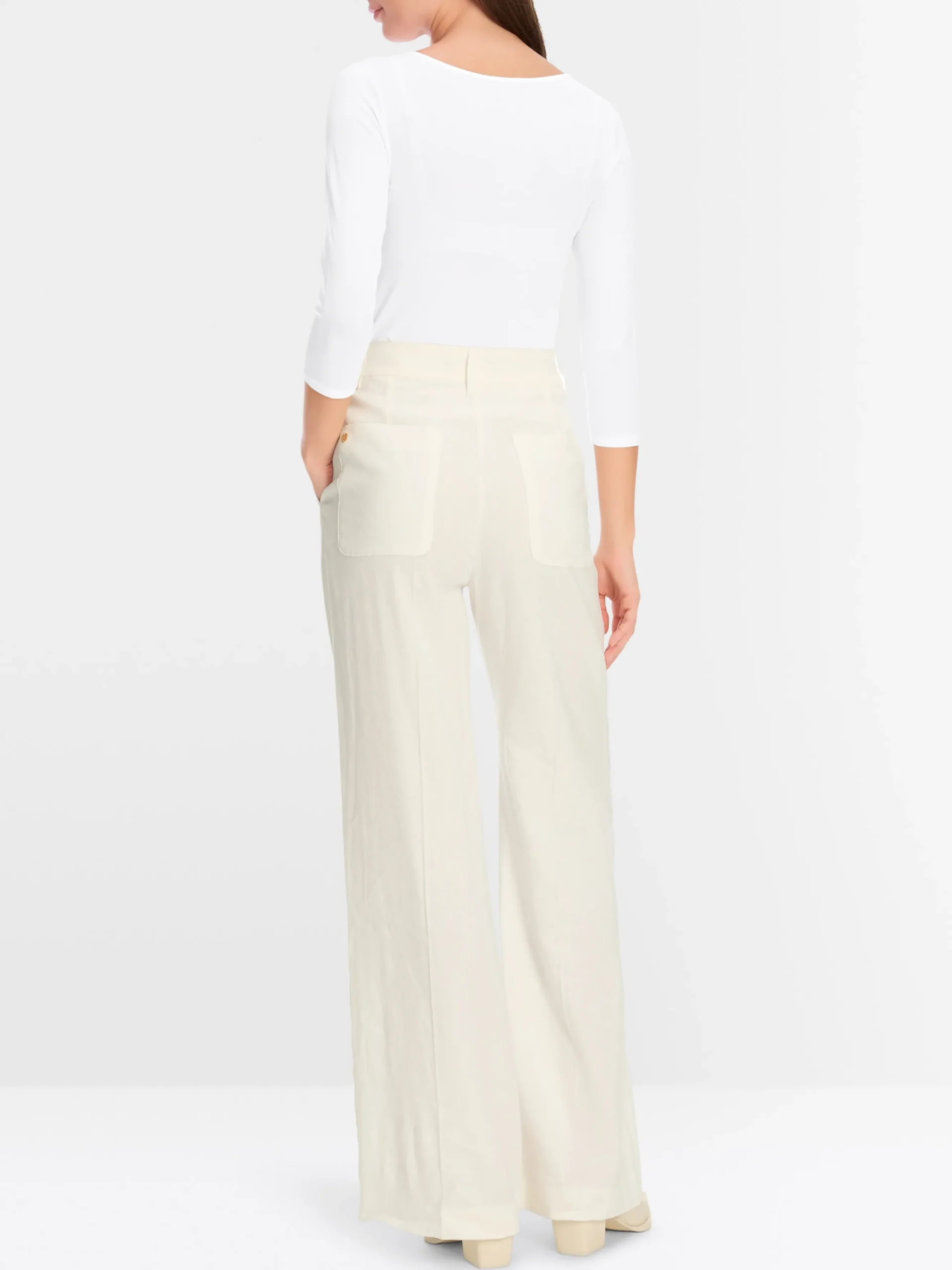 Marc Cain Shirts & Tops-HAUCHZARTES LONGSLEEVE white