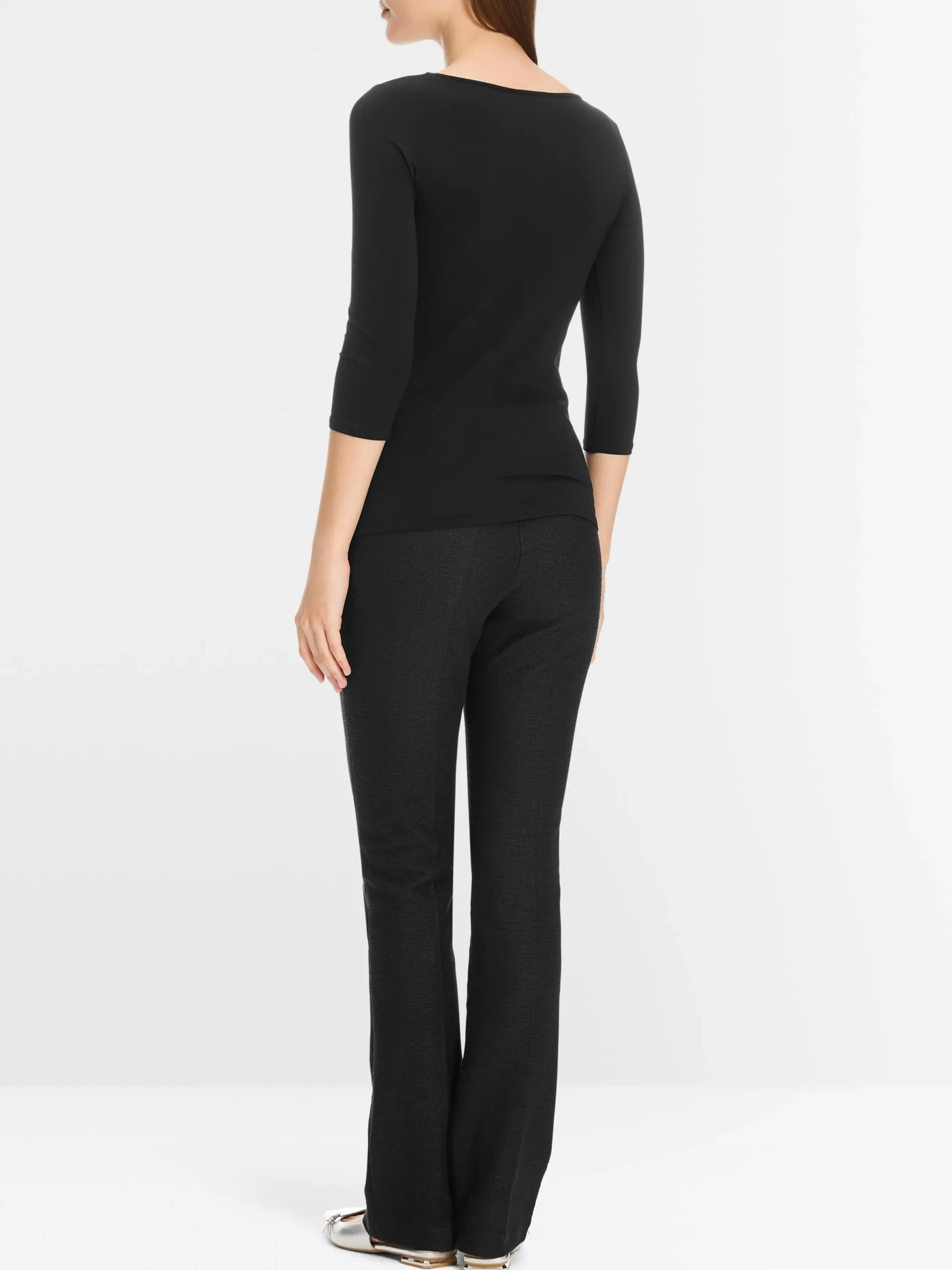 Marc Cain Shirts & Tops-HAUCHZARTES LONGSLEEVE black