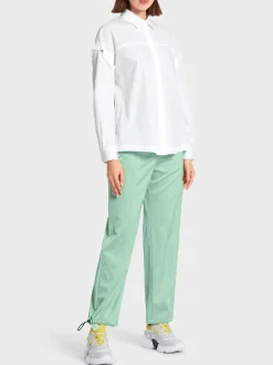 Marc Cain Blusen & Tuniken-HEMDBLUSE IN A-LINIE "RETHINK TOGETHER" white